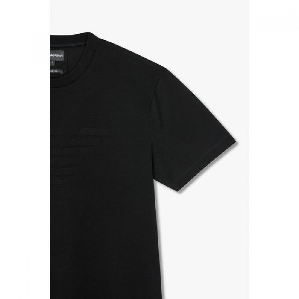 Emporio Armani Men S Logo Jacquard ShorT Sleeve T ShirT A515126004