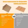 1/2/7Pcs Oven Mat Microwave Oven Mat Glass Fiber High Temperature Resistant for Bottom of Your Oven or Any Type of Barbecue