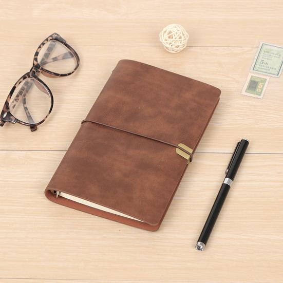 Карманный блокнот в стиле ретро, ​​гладкое письмо, утолщенная страница премиум-класса, без кровотечения, блокнот A5/A6, офисные принадлежности