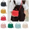 Сумка-багет с бантом Crossbody Однотонная Маленькая детская сумка Сладкая сумка через плечо с бантом Streetwear