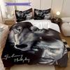 Black and white retro Johnny Hallyday bedding, duvet cover, pillowcase, home decoration, birthday gift (1 * duvet cover+2 * pillowcase, coreless)