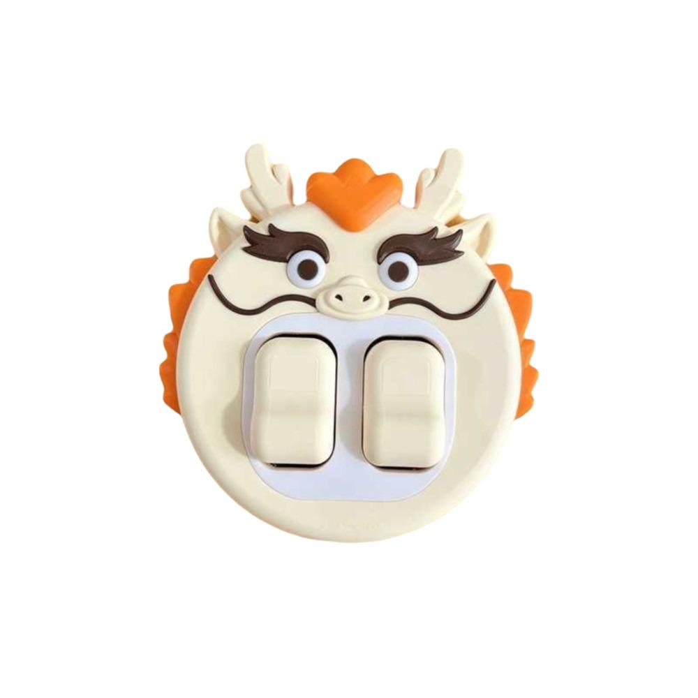 Cartoon Animal Light Switch Cover Creative Animal Switch Ornament Bedroom Wall Decor