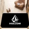 V-Volcom LOGO Long Rugs Nordic Style Bedroom Living Room Doormat Home Balcony Anti-Slip Toilet Rug
