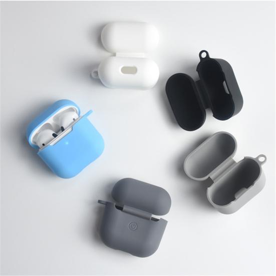Dustproof Soft Silicone Earphones Case Protective Wireless Bluetooth-compatible Cover for Airpods Pro 4