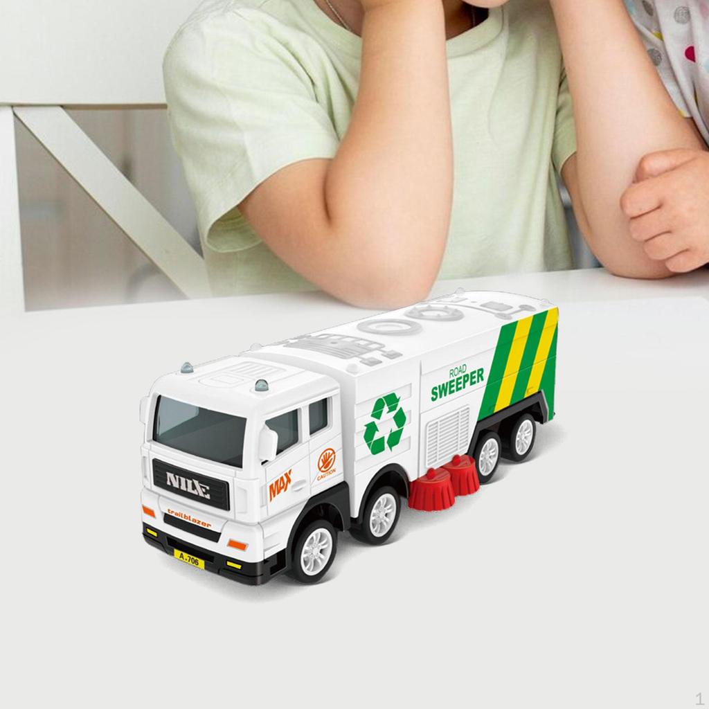 Мусоровоз, игрушечный фрикционный интерактивный детский транспорт, модель автомобиля