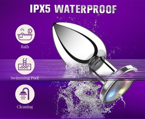 Remote control anal plug, vibrating anus, APP controlled vibration, anal development, metal adult toys for couples