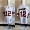 Mens Football Jersey Team Uniform Embroidered Training Game Wear Texans 7 Browns 12 S-XXXL