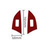 2 шт. Красная накладка на панель управления задней двери из карбона для Mazda CX-9