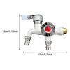 Home Garden Universal Tap Indoor Outdoor Dual Control Washing Machine Water Faucet Practical Kitchen Bathroom Leakproof_m24