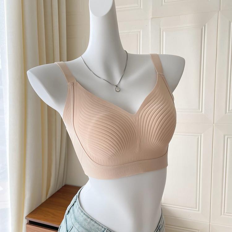 Underwear Women's Collection Accessory Breast Anti Sagging Full Cup Thin Bra Summer Bra Adjustable Large Size Seamless Bra