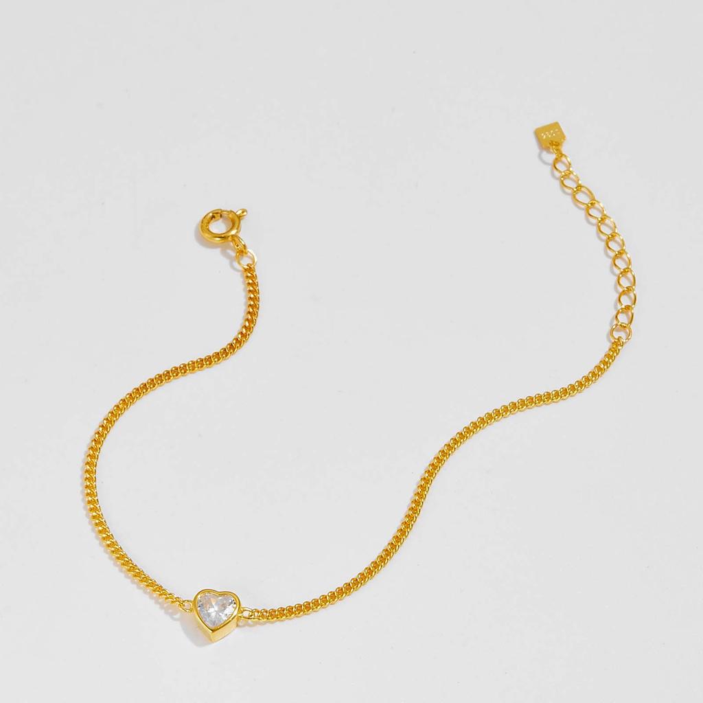 ANDYWEN Женский браслет из стерлингового серебра 925 пробы с цирконием и сердечком, роскошный браслет премиум-класса 2024, подарок на день Святого Валентина для мамы