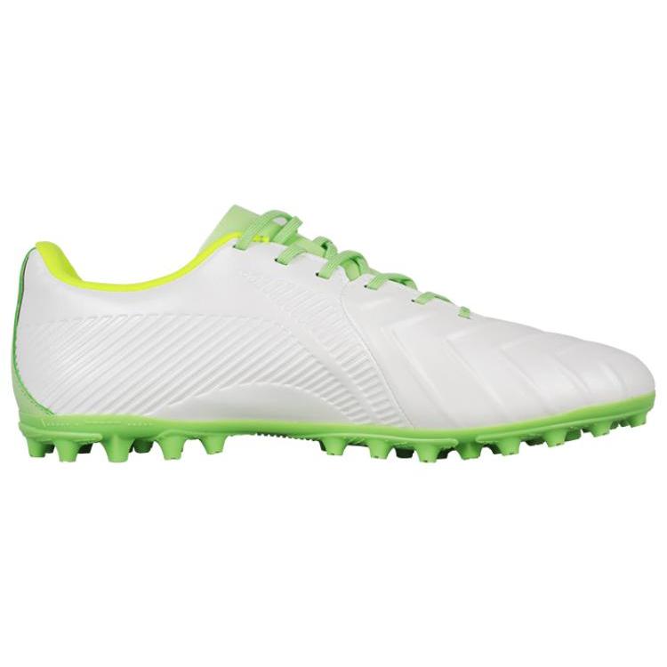 Li Ning MG Многоповерхностные Искусственное Покрытие Амортизация Скольжение Устойчивость Износостойкость Футбольные Бутсы Мужские Зеленый Белый ASFT015-1