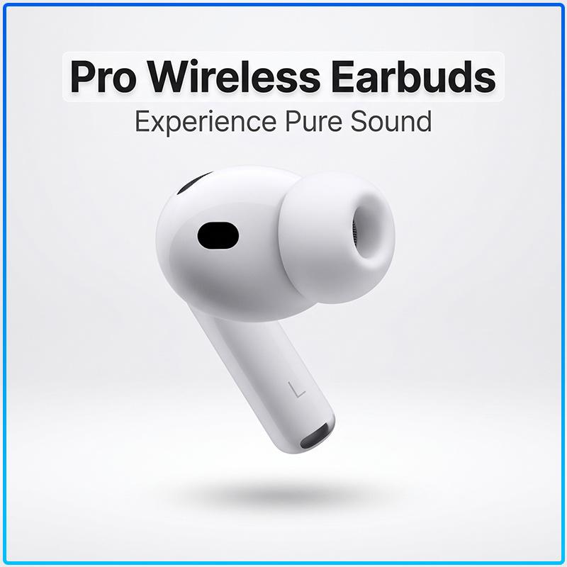 Bluetooth Earphone Air Pro 3 With Long Battery Life 6H Music Time Lightweight Design And Secure Fit For All Day Comfort
