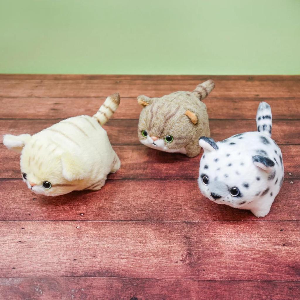 Naitou Design Pochamaru Feline Series (S) Sand Cat Plush Toy, Approx. 10cm Tall