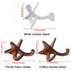New Portable Wooden Foldable Holder Vertical Ukulele Display Musical Strings Guitar Stand Rack