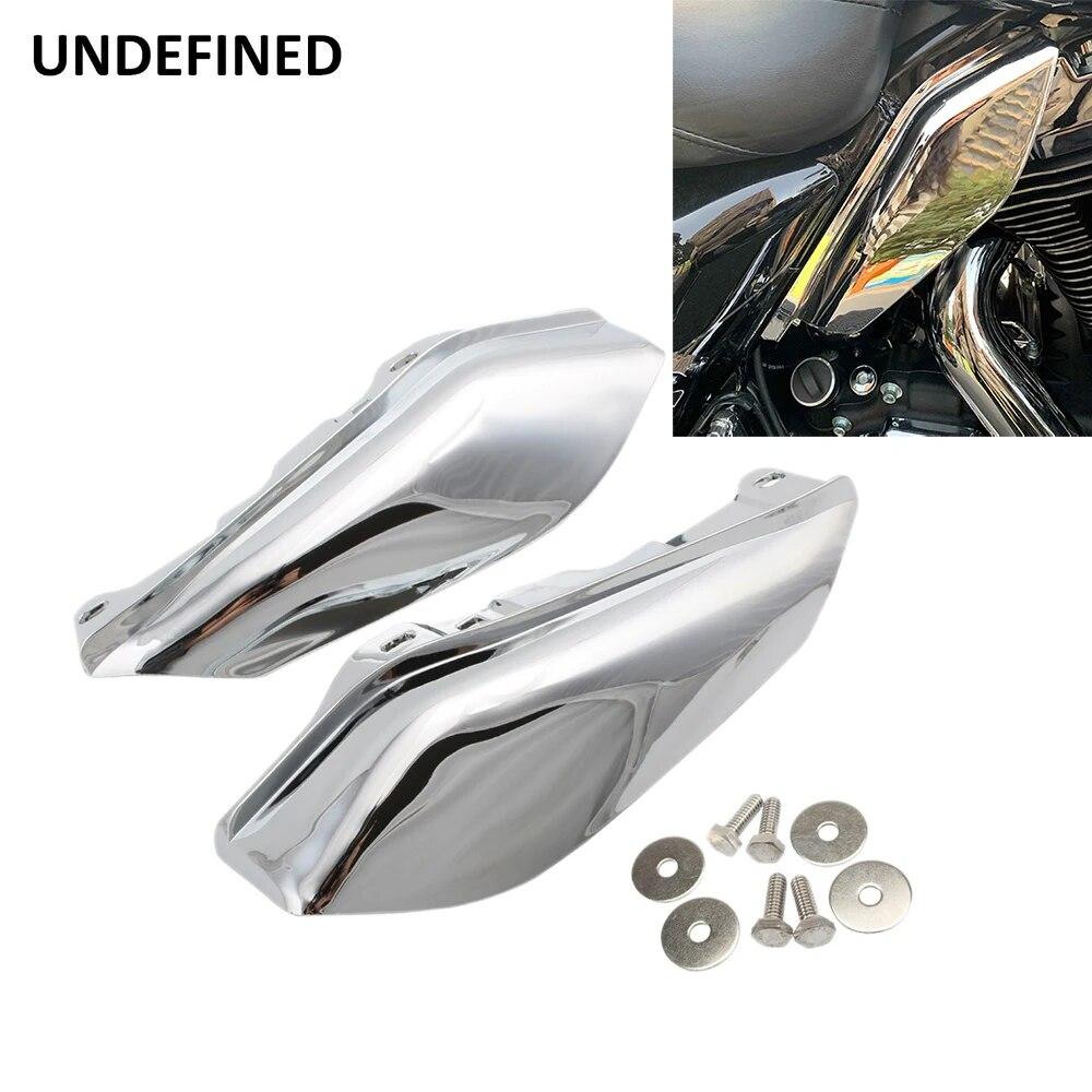 Воздушный дефлектор мотоцикла, средняя рама, воздушный теплозащитный экран, накладка для Harley Touring Street Glide Electra Glide 2009-2016, аксессуары