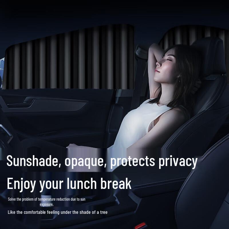 Retractable Magnetic Car Side Window Sunshade