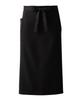 Seven Uniform Apron CT2299 Sommelier Apron, Stretch, Chlorine Resistant, Anti-Static, CT2299-9, Size 9, Black, F