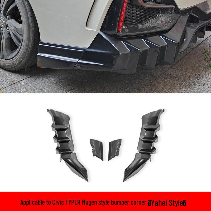 Комплект заднего бампера и диффузора для Civic Type R 10-го поколения - Модель Mugen Unlimited