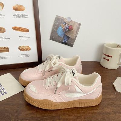 Обувь для кампуса из кожи, женская обувь для моральной подготовки 2025 года, новый шикарный нишевый дизайн, спортивная и досуговая обувь для студентов, белые туфли