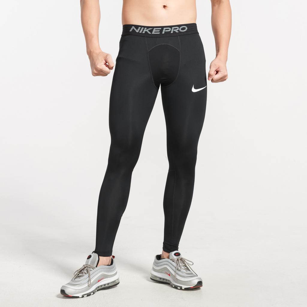 Nike Брюки для фитнеса с буквенным принтом Pro Dri-Fit, мужские брюки, черные BV5642-010