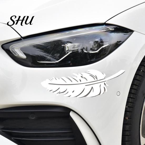 Scratch Repair Feather Sticker Car Auto Body Bumper Coverage Waterproof PET Removable Self-adhesive Decoration Decal Automobile Supplies