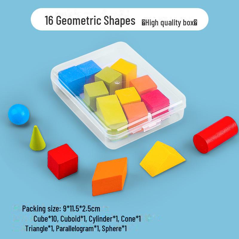 Геометрические строительные блоки и набор головоломок для детей 1 класса