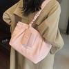 Сумка-тоут премиум класса большой вместимости женская 2025 новая весенняя простая на плечо корейская версия для通勤 подмышечная женская сумка