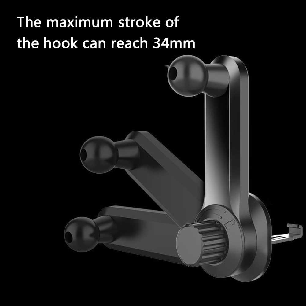 Universal Car Air Vent Clip Mount 17mm Ball Head For Car Phone Holder Arm Air Extension Outlets I2F4