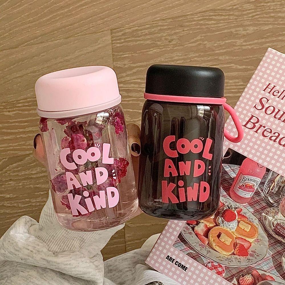 Пластиковый стакан для воды для студентов Прозрачный стакан для питья Бутылка для воды INS Для активного отдыха и спорта