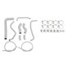 Silicone Radiator coolant Hose Fit For Suzuki SV 650 SV650 2016-2025 White