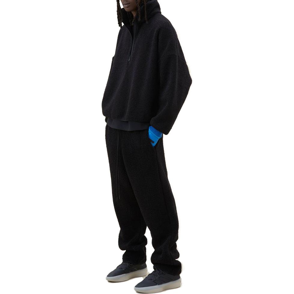 Fear of God Флисовая куртка унисекс с полумолнией X Adidas Athletics FW23, черная IM5322