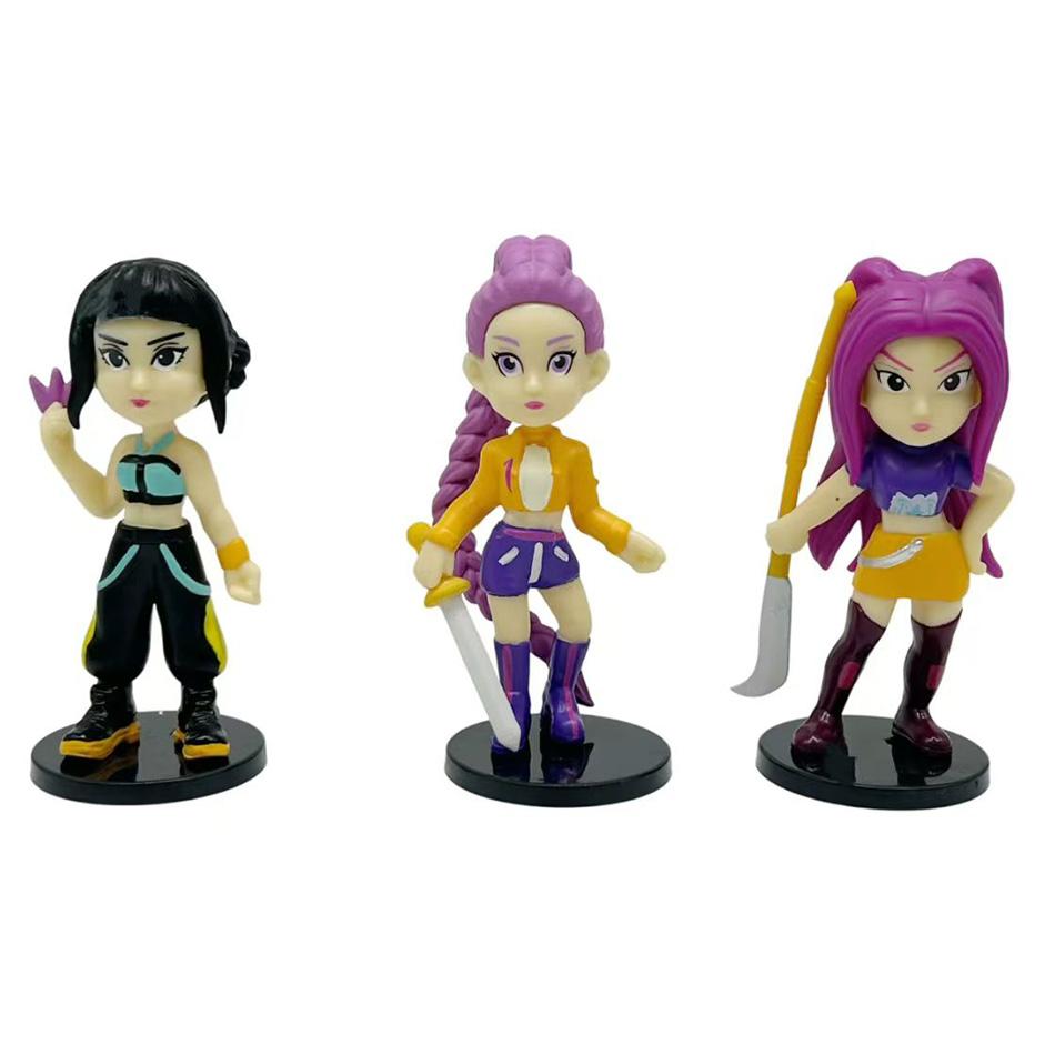 caliente Anime KPop Devil Hunter muñeca vinilo juguete Rumi Mira personaje vinilo máscara ornamento juguete