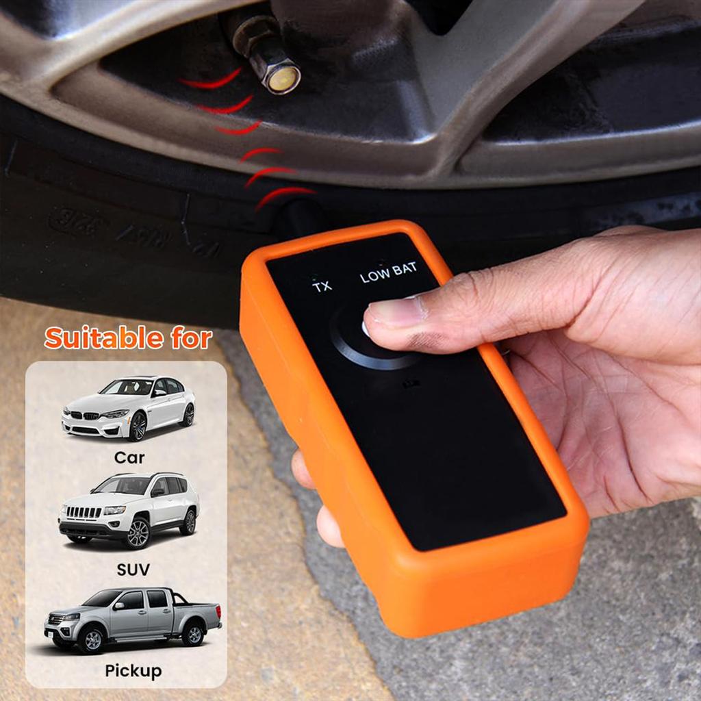 Tire Pressure Reset Tool with LED Indicator and Beeper Confirmation Tire Pressure Testing Tool for Vehicles