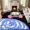 Bomberman Carpet Door Mat for Living Room or Bedroom Protective Mat Under Chair Office Decoration Christmas Gift Birthday Present