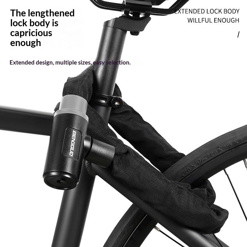 BENGGUO Anti Theft Bike Chain Lock for Bicycle/Motorcycle/Electric Scooter Portable Zinc Alloy Core Security Lock