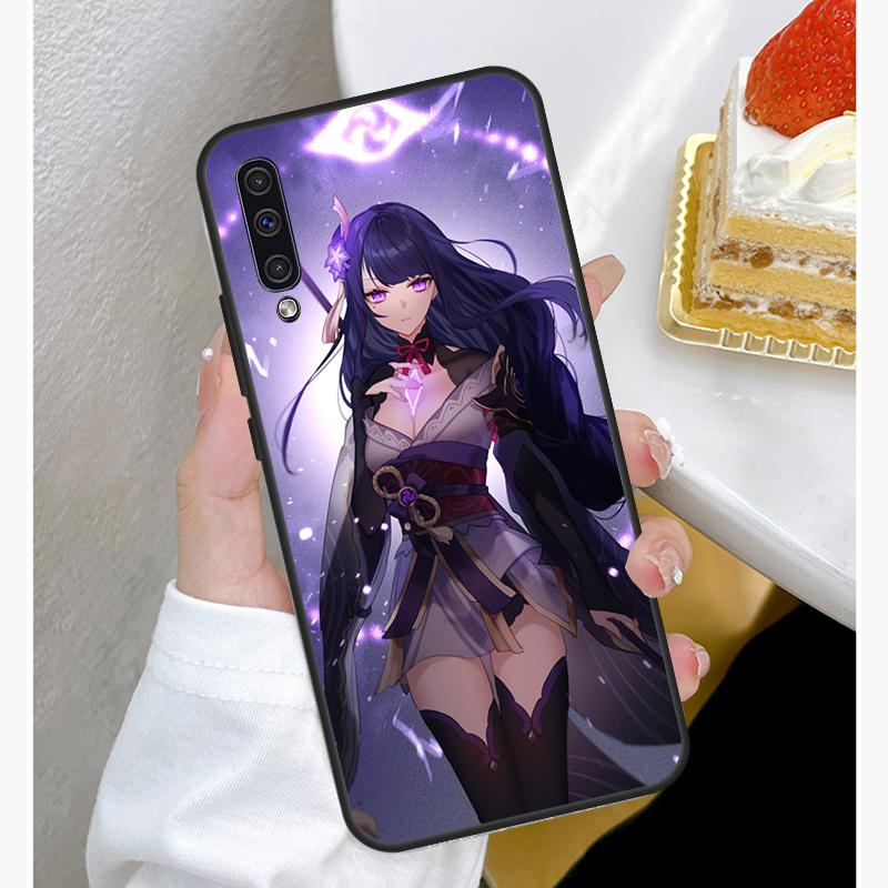 Чехол Genshin Impact Raiden Shogun для Samsung A22 A12 A32 A42 A52 A72 A51 A71 A50 A70 A20e A21S A20S A52S Fundas
