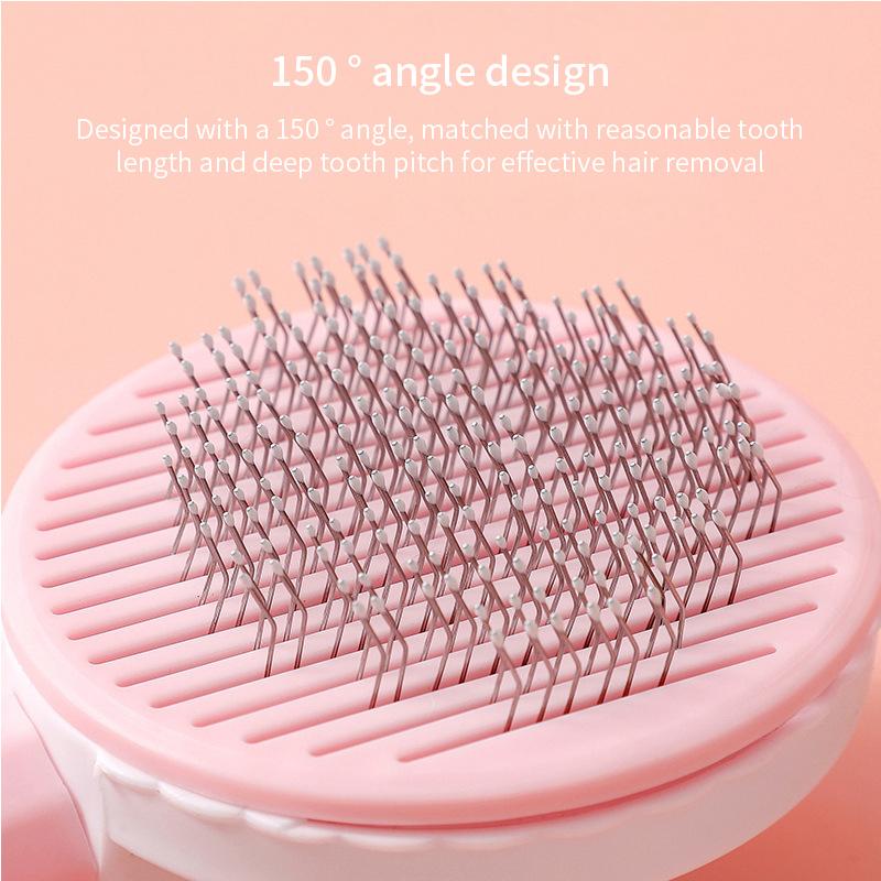 Расческа для удаления шерсти домашних животных, щетка для кошек, самоочищающаяся щетка-пуходерка для кошек, собак, скребок для удаления волос, инструмент для ухода за домашними животными, аксессуары для кошек