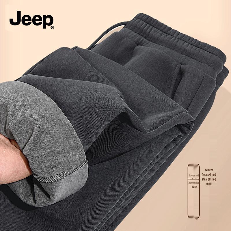 JEEP Men's Winter Fleece Lined Straight Leg Casual Pants