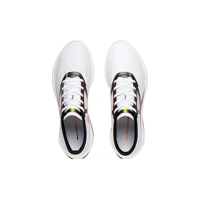 Li-Ning Ультралегкие 20 универсальные прочные дышащие кроссовки с низким верхом мужские кроссовки белые черные ARBT001-4