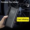 With LED Light Digital LCD Display Portable Tire Pressure Gauge Tire Inflator Air Compressor 150PSI 120W Air Pump Wireless