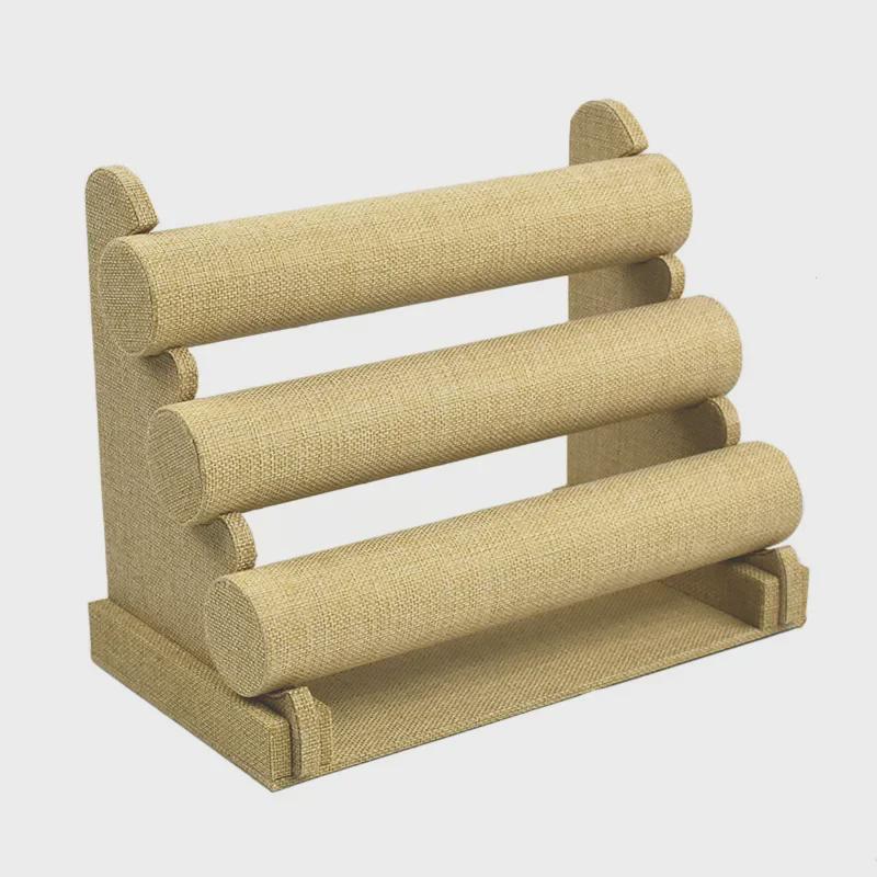 Подставка для демонстрации браслетов и часов из фланели для ювелирных лавок