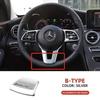 Горячий W221 2025 Для Mercedes-Benz Для логотипа AMG Наклейка на руль Автомобильная эмблема Крышка Наклейка на интерьер Декаль Для AMG Mercedes Ben YX4