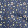 Cotton Flex Blue Fabric Asian Suzani  Sewing Craft Projects Fabric Prints By Yard 40 Inch