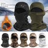 Fleece Tactical Camouflage Balaclava Full Face Mask Winter Warm Wind Shield Biking Hiking Skiing Scarf Hat Bandana Neck Gaiter