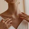 1 шт. Искусственное жемчужное ожерелье Белое Маленькое Крошечное Искусственное жемчужное колье-чокер для женщин Девушек Простое Тонкая цепочка Ожерелья