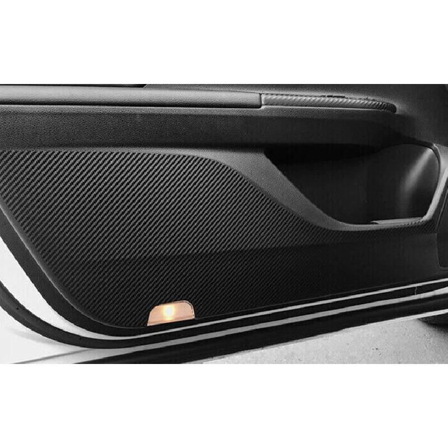 Leather Inner Door Anti-Kick Panel Cover Trim Sticker For Honda Accord 2013-2017