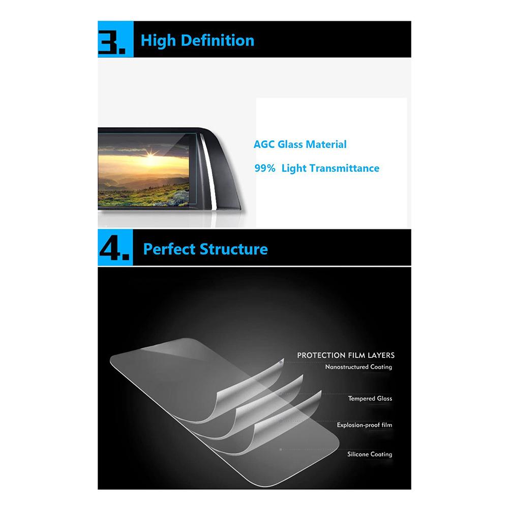 A54K-10.25 Inch GPS Navigation Display Screen Protector Film For -BMW X3 G01 X4 G02 2018-2021 Touchscreen Tempered Glass Film