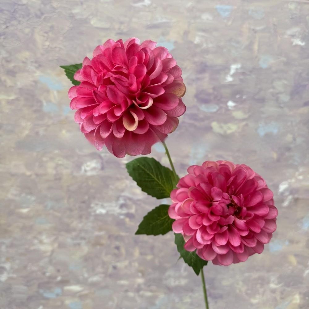 New Silk Artificial Dahlia Flowers Decorative Bouquet Chrysanthemum Fake Flower Floral Artificial Faux Plants Wedding