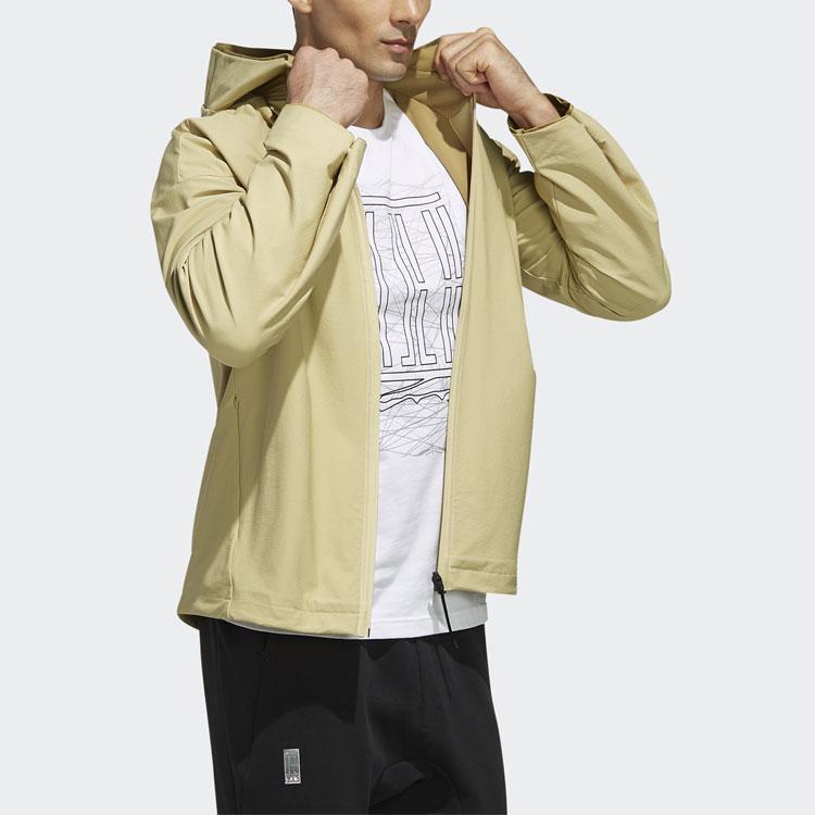 Adidas На открытом воздухе ветрозащитная спортивная куртка с капюшоном Мужская верхняя одежда Sandstorm FJ0201